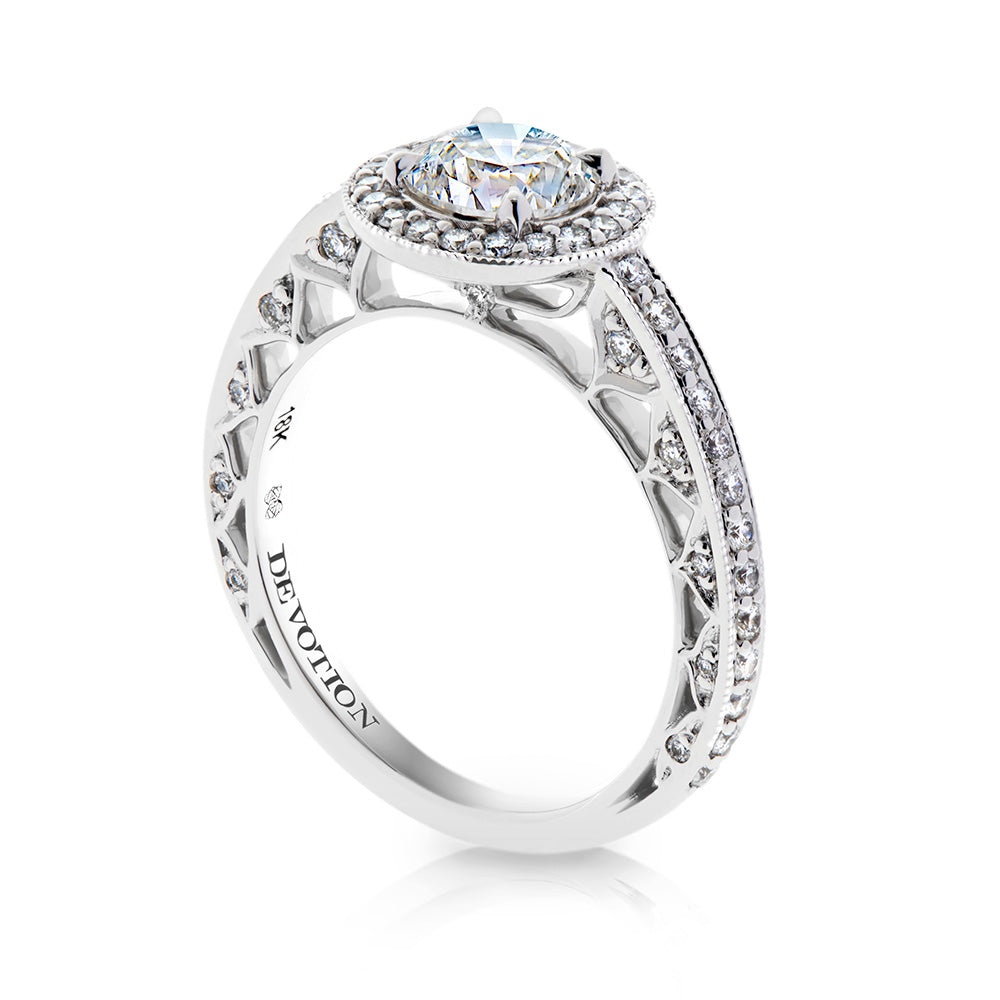 Vivienne Halo Engagement Ring