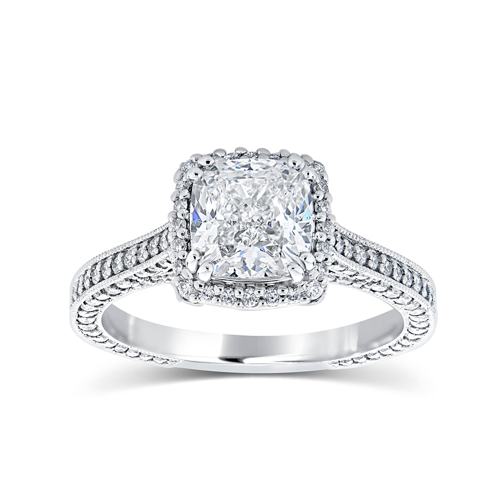 Jacqueline Halo Engagement Ring