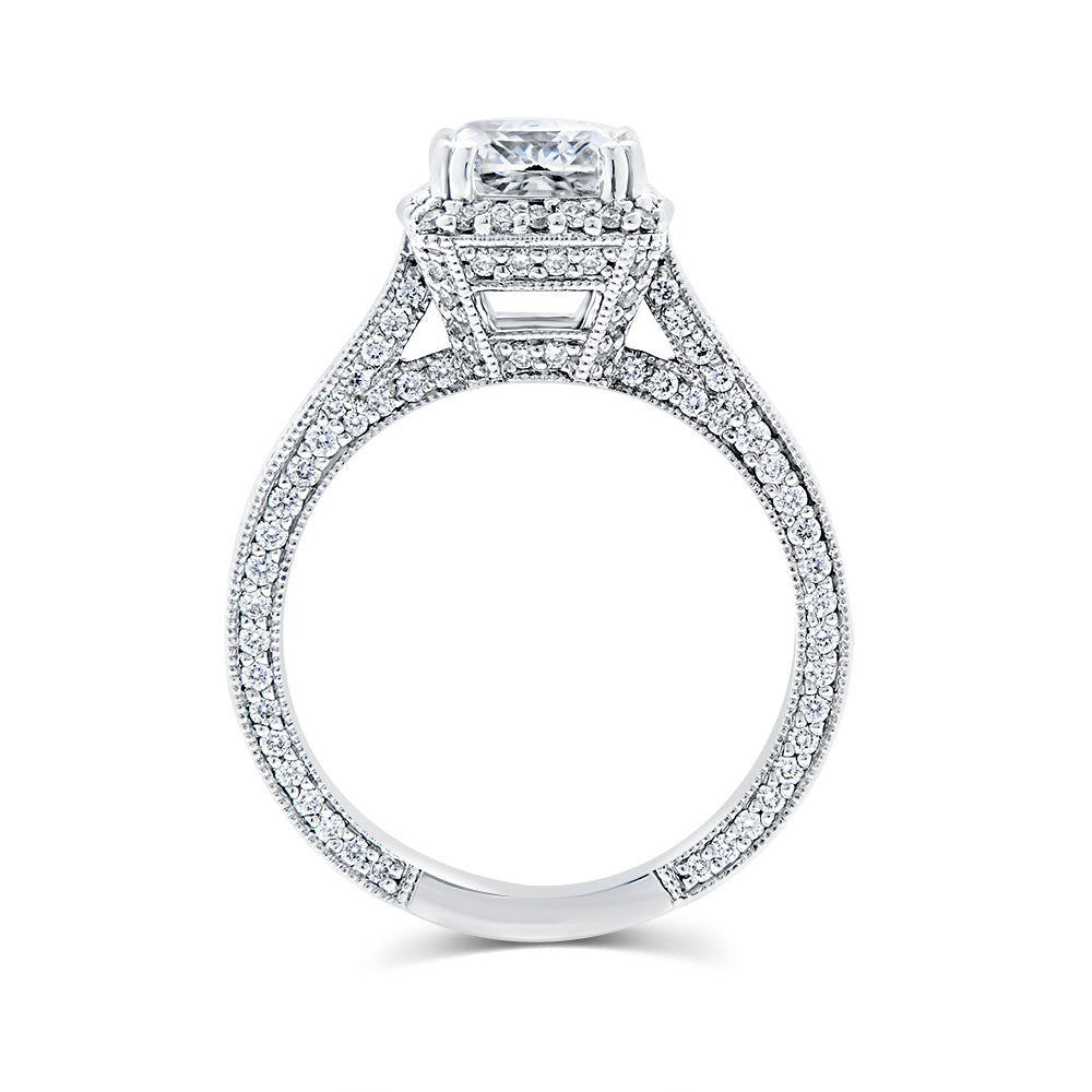 Jacqueline Halo Engagement Ring