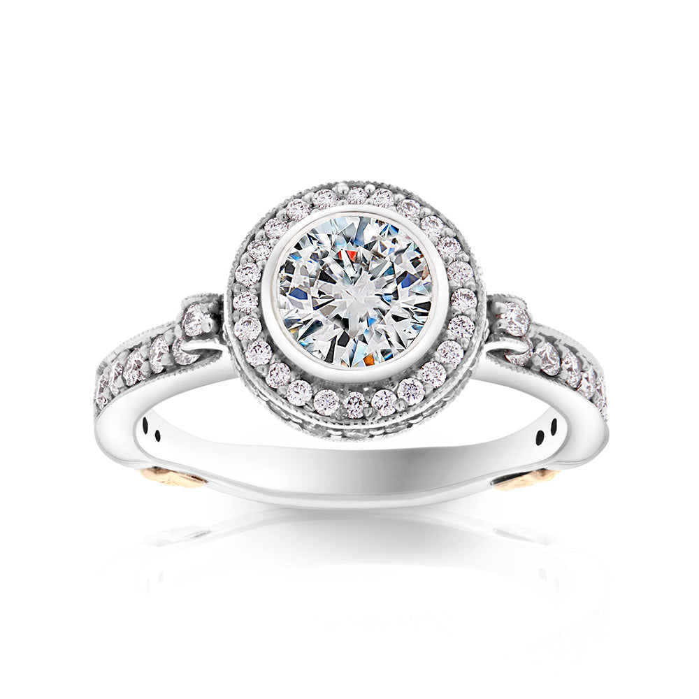 Chloe Halo Engagement Ring
