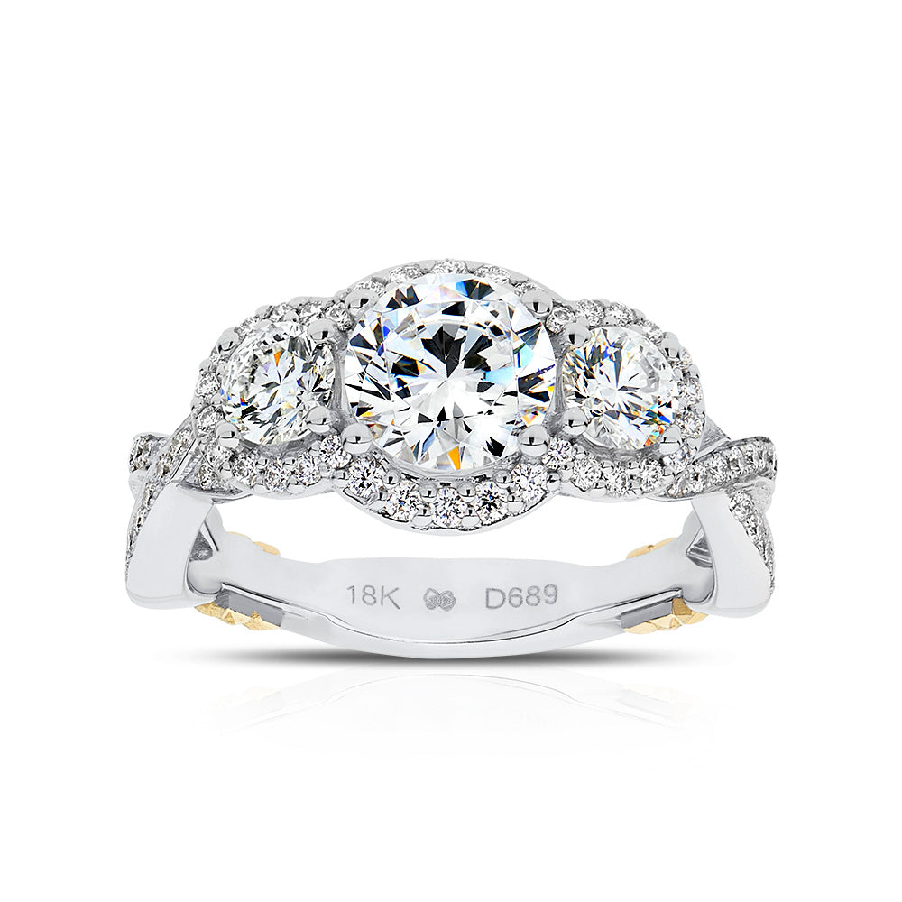 Sabrina Halo Engagement Ring