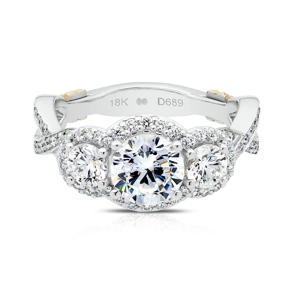 Sabrina Halo Engagement Ring