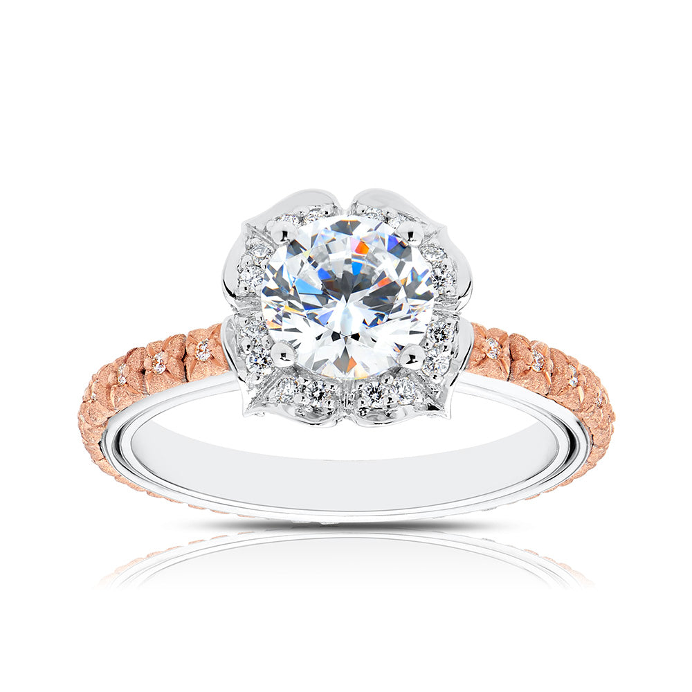 Flora Diamond Engagement Ring