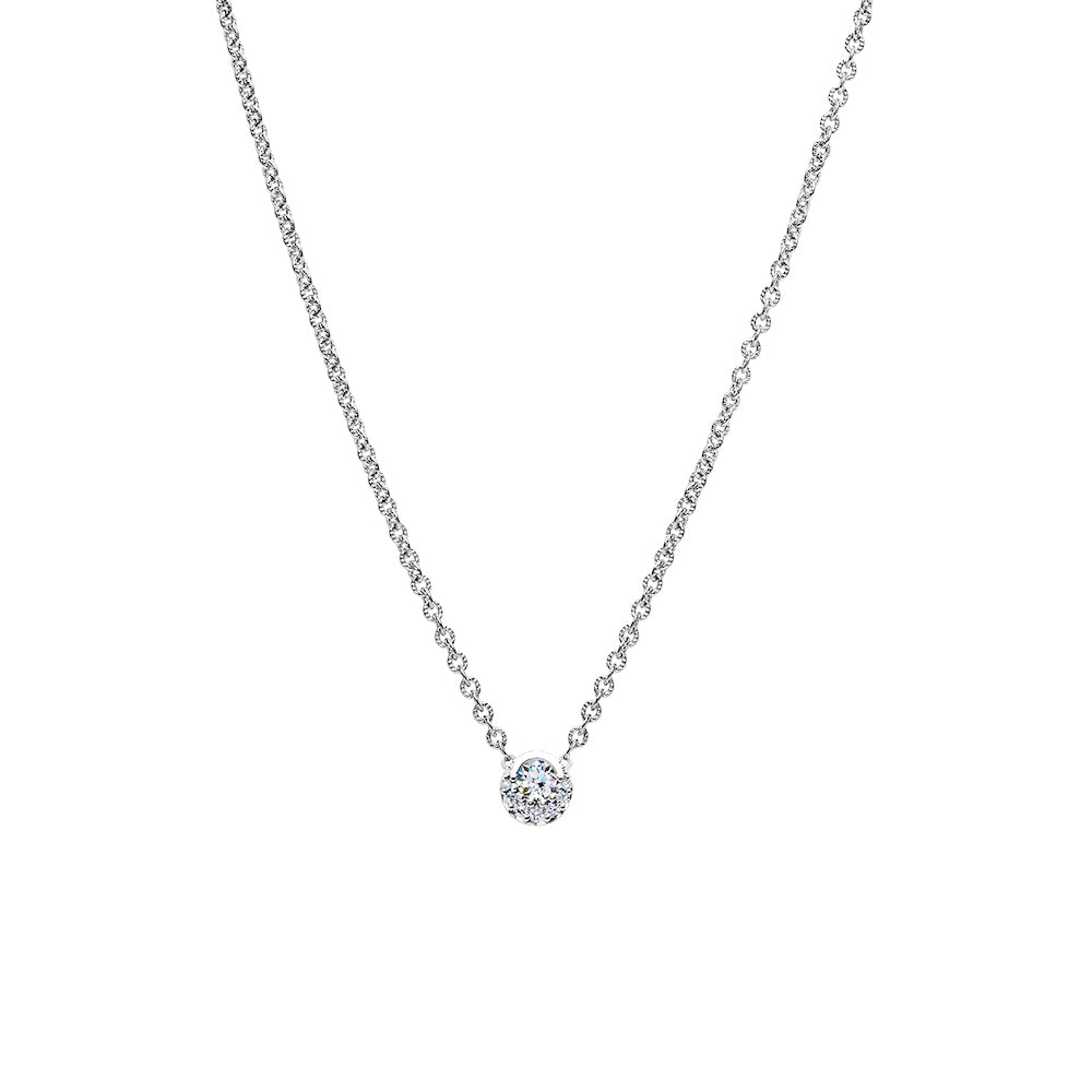 Inspiré Diamond Pendant Necklace in 18K Gold